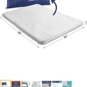 Hiccapop Playpad For Pack-n-Play Washable 1" Thick Mattress Topper